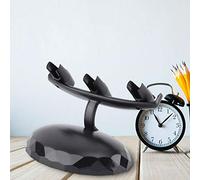 Eujgoov Support de Support d'aérographe de Table Universel à Pince Peut Contenir 2 Aérographes en Plastique Compact pour Tatouage Artisanat Gâteau Spray Modèle Maquillage