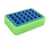 Eujgoov Support de Tube en Aluminium 0,2 Ml 1,5 Ml du Bloc de (60 trous)
