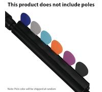 Eujgoov Support pour Médiators de Guitare, Clamp/Holder en Caoutchouc avec 5 Médiators pour Pieds de Microphone, Compatible 16-19 Mm, pour les Guitaristes et Musiciens