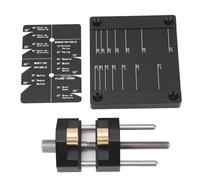 Eujgoov Système de Guide d'affûtage Kit d'affûtage de Ciseau Outil à Main en Alliage 'aluminium Kit ' de Ciseau pour le Travail du Bois Angle de Gabarit Fixe Réglable Burinage de Précision