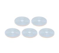 Eujgoov Tampon de Polissage Diamant, 5 Pièces Tampon de Polissage Sec et Humide de 4 Pouces avec Adaptateur de Foret de 8 Mm, pour Granit, Marbre, Béton, Terrazzo, Carreaux de