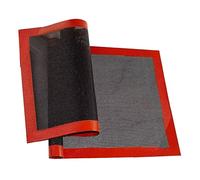 Eujgoov Tapis de Cuisson en Silicone perforé, 2 Paquets, Plaque à Biscuits Antiadhésive en Fibre de Verre Résistante à la Chaleur 12x16 Pouces pour Pâtisserie et Pizza