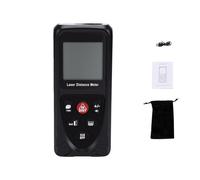 Eujgoov TéléMètre, Mètre Ruban Numérique 50 M, Précision ±1,5 Mm, Mémoire 99 Données, IP40 Résistant à la Pluie, for Construction, Rénovation de Maison, Bricolage (Version Standard du SK-C50)