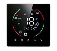 Eujgoov Thermostat Intelligent Thermostat Programmable WiFi avec Application à Distance de Contrôle Tactile LED 41 à 140 Fahrenheit Programme sur 7 Jours pour Le Chauffage au Sol de l'école de