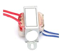 Eujgoov Transformateur de Puissance Unique AC vers 24 V, Convertisseur de Puissance en Nylon EI Ignifuge, Fil de Cuivre Complet 2 W 50 Hz pour Appareils Ménagers et équipements électroniques (12V)