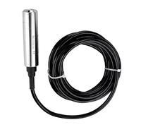 Eujgoov Transmetteur de Niveau 4-20mA avec Coque en Acier Inoxydable, Capteur de Niveau de Liquide DC24V pour Détecter Une Profondeur de Plage de 0 à 5m