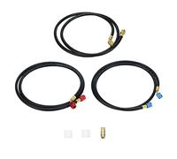 Eujgoov Tuyau de Charge AC Tuyau de Tube de Réfrigérant Couche de Caoutchouc Tuyau de Charge de Réfrigérant Ligne de Climatisation Outils de Réparation Remplacement pour R22, 404, 134A