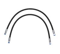 Eujgoov Tuyau de Connexion de Soupape de Papillon de 32 Pouces, Tuyaux M14, Interface 1/4 Pouces, Optimisation des Capacités Hydrauliques, Mini Excavateur