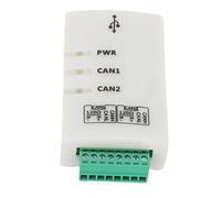 Eujgoov USBCAN 2A Dual Channel Can Bus Analyzer USB pour Convertir L'adaptateur Isolation Calcul de Taux de Bauds Intelligent
