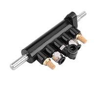 Eujgoov Vanne d'air de Commande de Pied 8 Mm / 0,31 Pouce, Tuyau en Acier avec Silencieux de 2 Pièces pour le Changeur de Machine à Changer de Machine Type A, Opération, durabilité élevée (3)