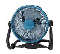 Eujgoov Ventilateur de Chantier sans Fil de 12 Pouces étape sans Vitesse Variable AC DC Universal Workal Site Fan pour les Sites de Construction et les (Prise UE)