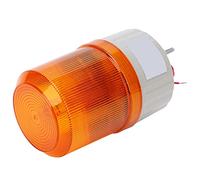 Eujgoov Voyant D'avertissement 220VAC Balise Stroboscopique électrique Lampe D'alarme Clignotant Rond Feux de Signalisation (Jaune)