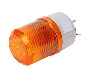 Eujgoov Voyant D'avertissement 220VAC Balise Stroboscopique électrique Lampe D'alarme Clignotant Rond Feux de Signalisation (Jaune)