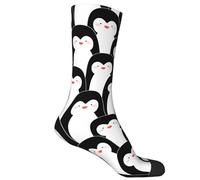 EujGvboU Chaussettes drôles pour hommes et femmes - Cadeaux chauds, Adorable pingouin., Taille unique