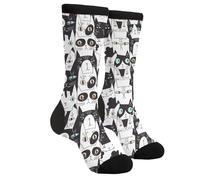 EujGvboU Chaussettes fantaisie pour homme - Chaussettes amusantes - Chaussettes tendance et décontractées, chats, Taille unique