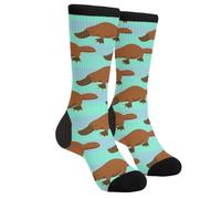 EujGvboU Chaussettes fantaisie pour homme - Chaussettes amusantes - Tendance et décontractées, Ornithorynque, Taille unique