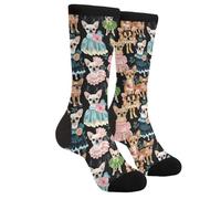 EujGvboU Chaussettes pour homme et femme - Cadeau amusant, Chiens Chihuahua, Taille unique