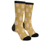 EujGvboU Chaussettes Tube Fantaisie Amusantes Originales Crazy Crew, Chaussettes Décontractées Habillées pour Hommes et Femmes, Taille unique