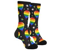 EujGvboU Lot de chaussettes amusantes et décontractées pour homme, chaussettes fantaisie, Taille unique