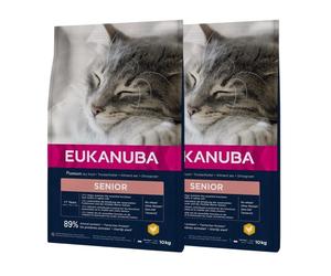 EUKANUBA Cat Senior All Breeds Top Condition Chicken & Liver 20 kg (2 x 10 kg)