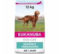Eukanuba Daily Care Adult Sensitive Digestion 12kg+Surprise gratuite pour votre chien