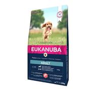 EUKANUBA Adult - pour chiens adultes de petites et moyennes races à base de saumon et d'orge - 2,5kg
