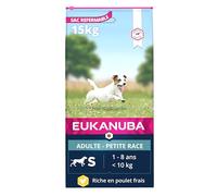 Eukanuba Chien Adulte Nourriture sèche Pour Petite Race Poulet 15kg