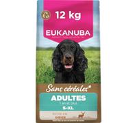 EUKANUBA Chien Adulte sans Céréales Gibier 12 kg