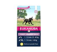 Eukanuba Chien Chiot Nourriture sèche Pour Grande Race Poulet 3Kg