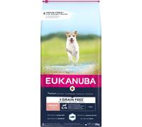 EUKANUBA Grain Free Senior Small/medium ocean fish - riche en poissons océaniques sans céréales pour chiens âgés de petites et moyennes races - 12 kg