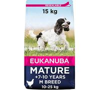 Eukanuba Chien Mature Nourriture sèche Pour Moyenne Race Poulet 15kg