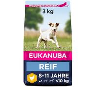 Eukanuba Chien Mature Nourriture sèche Pour Petite Race Poulet 3kg