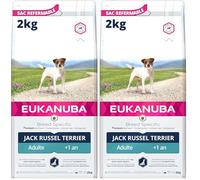 Eukanuba Chien Nourriture sèche Jack Russell Poulet 2kg (Lot de 2)