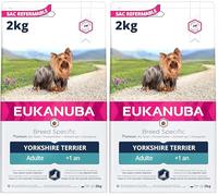 Eukanuba Chien Nourriture sèche Yorkshire Terrier Poulet 2kg (Lot de 2)
