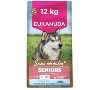 EUKANUBA Chien Senior Grande Race sans Céréales Poisson 12 kg