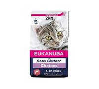 Eukanuba Croquettes Chaton - Sans céréales Saumon 2 kg