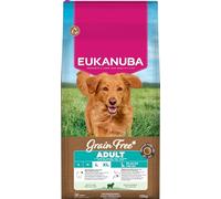 Eukanuba Croquettes Premium sans Céréales pour Chiens Adultes de Grandes Races - Riche en Agneau hypoallergénique - Glucosamine Calcium - Sac de 12 kg