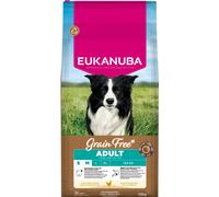 EUKANUBA Grain Free Adult Small Medium Chicken 12 kg nourriture sans céréales pour chiens de petites et moyennes races au poulet
