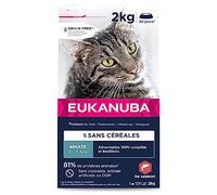 EUKANUBA Grain Free Adult Saumon 2 kg pour chats adultes