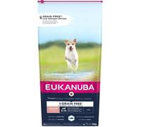 EUKANUBA Grain Free Senior Small/medium ocean fish - riche en poissons océaniques sans céréales pour chiens âgés de petites et moyennes races - 12 kg