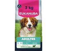 EUKANUBA Life Care Chien Adulte Petite/Moyenne Agneau Riz 3 kg