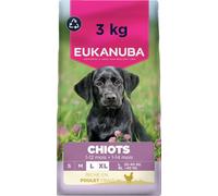 EUKANUBA Puppy Large Breeds Chicken 3 kg nourriture sèche pour chiots de grandes races riche en poulet frais
