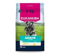 EUKANUBA Life Care Croquettes Chien Adulte Petite Race 1-8 Ans, Riche en Poulet Frais, Maintient Poids Optimal L-Carnitine, Oméga 3&6, prébiotiques, sans colorants, arômes artificiels ni OGM - 3 kg