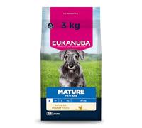 EUKANUBA Life Care Croquettes Chien Mature Petite Race 8 à 11 Ans, Riche en Poulet Frais, os et articulations sains, Oméga 3&6, prébiotiques, sans colorants, arômes artificiels ni OGM - 3 kg