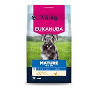 EUKANUBA Life Care Croquettes Chien Mature Petite Races 8 à 11 Ans, Riche en Poulet Frais, os et articulations sains, Oméga 3&6, prébiotiques, sans colorants, arômes artificiels ni OGM - 7,5 kg