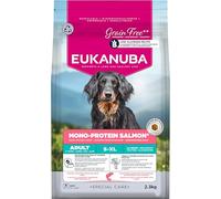 EUKANUBA Mono-Protéine Aliment pour Chiens au Saumon - Aliment Sec Special Care Uniquement à Base de Saumon, Source de protéines animales, Formule hypoallergénique, 2,3 kg