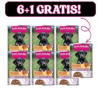 EUKANUBA Nourriture humide pour chiots, riche en dinde et carottes 6x400g + 400g Gratuit