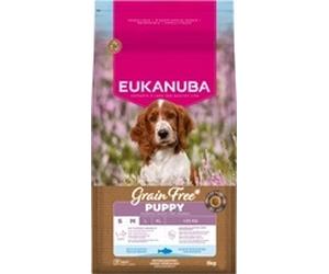 EUKANUBA Puppy&Junior Small/Medium sans céréales 3kg +Surprise gratuit pour votre chien