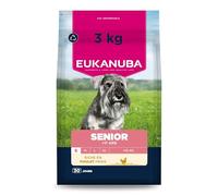 Eukanuba Senior Nourriture pour Chiens au Poulet Frais pour Petites Races, Nourriture sèche Premium pour Chiens âgés, 3 kg