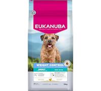 Eukanuba Weight Control Nourriture pour Chiens avec Poulet pour Chiens de Petite et Moyenne Races - Nourriture sèche spéciale Faible en Gras pour Le Maintien du Poids ou pour Les régimes en Cas